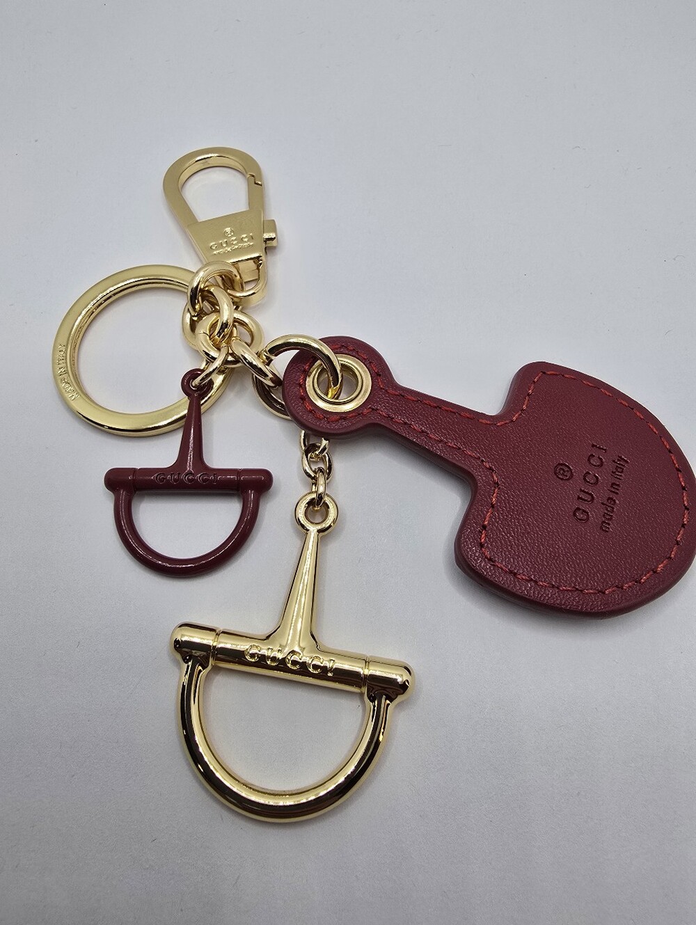 Gucci Half-Horsebit Shaped Keychain/ Bag Charm
